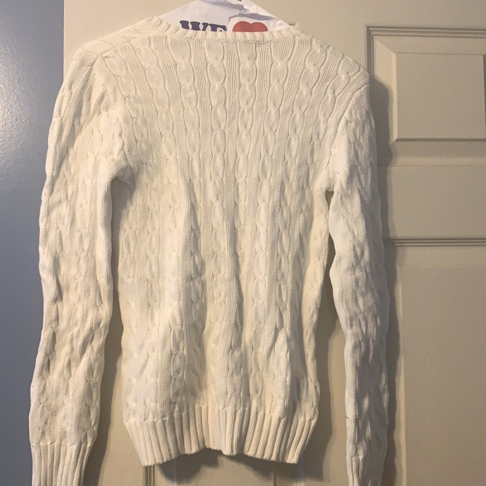 Women polo v neck sweater - Picture 2 of 3